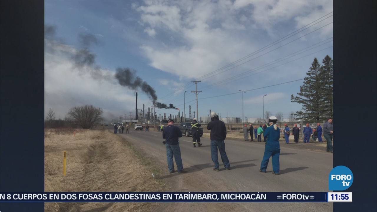 Explosión en refinería de Wisconsin, EU, deja varios heridos