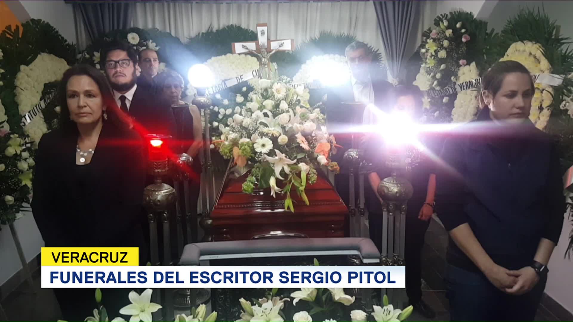 Funerales del escritor Sergio Pitol en Veracruz