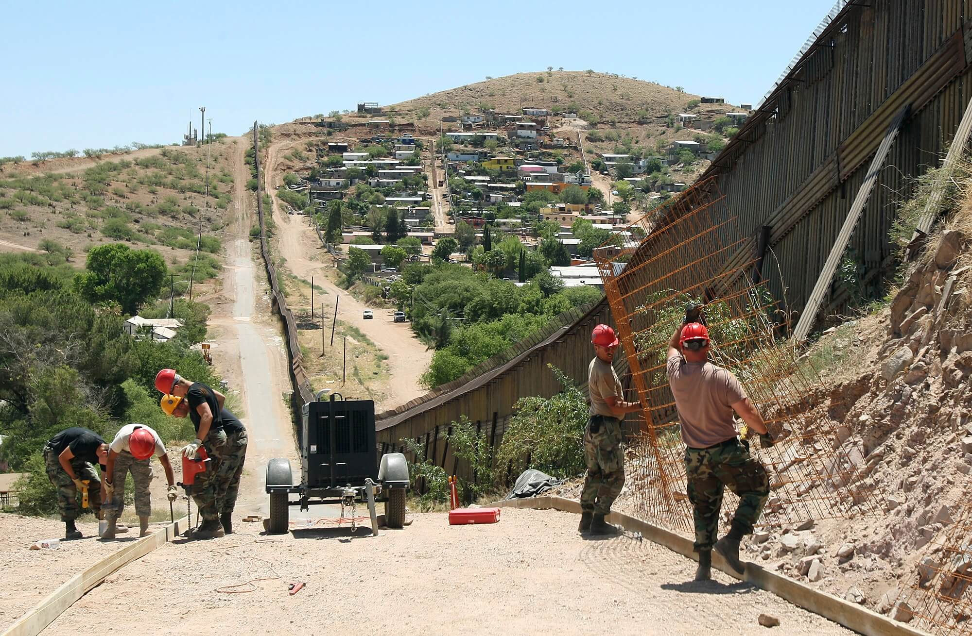 Guardia Nacional en la frontera estadounidense dará apoyo a Seguridad Interior