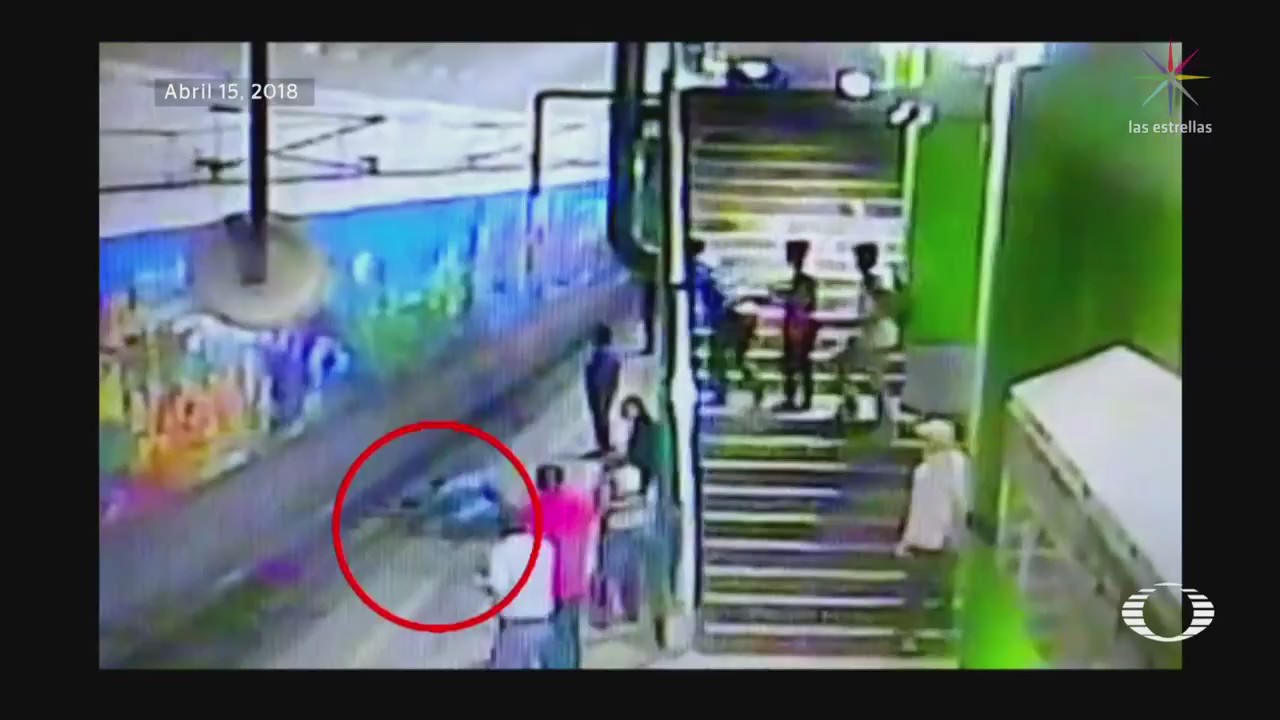 Hombre cae a las vías del Metro en Monterrey