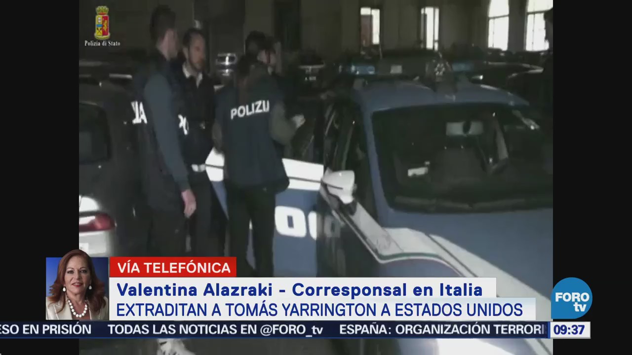 Italia extradita al exgobernador Tomás Yarrington a Estados Unidos