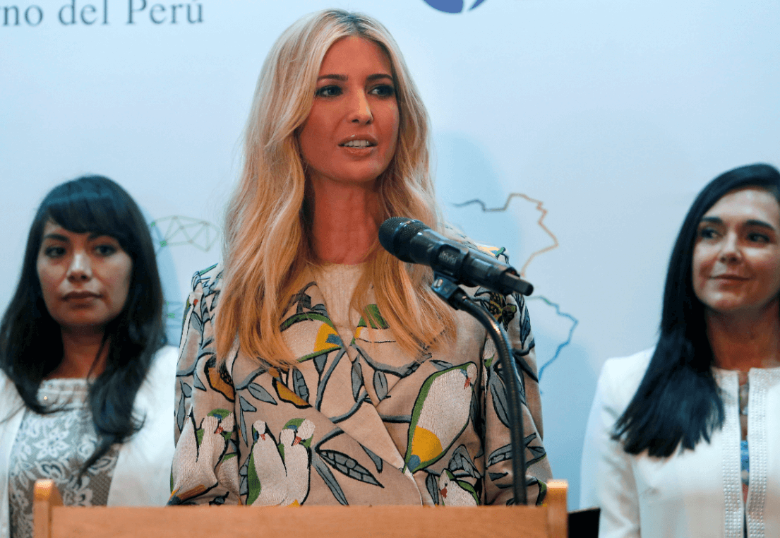 Ivanka Trump anuncia en Lima un programa para mujeres latinoamericanas