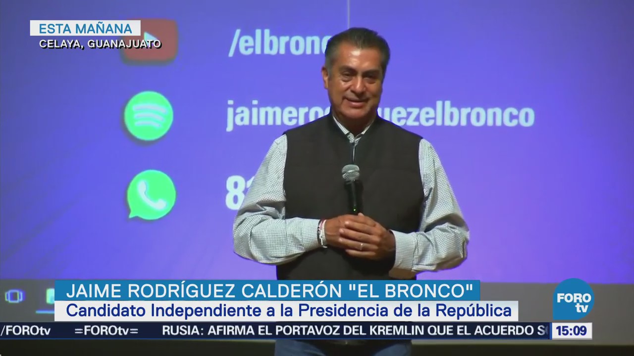 Jaime Rodríguez Calderón pide a jóvenes salir a votar