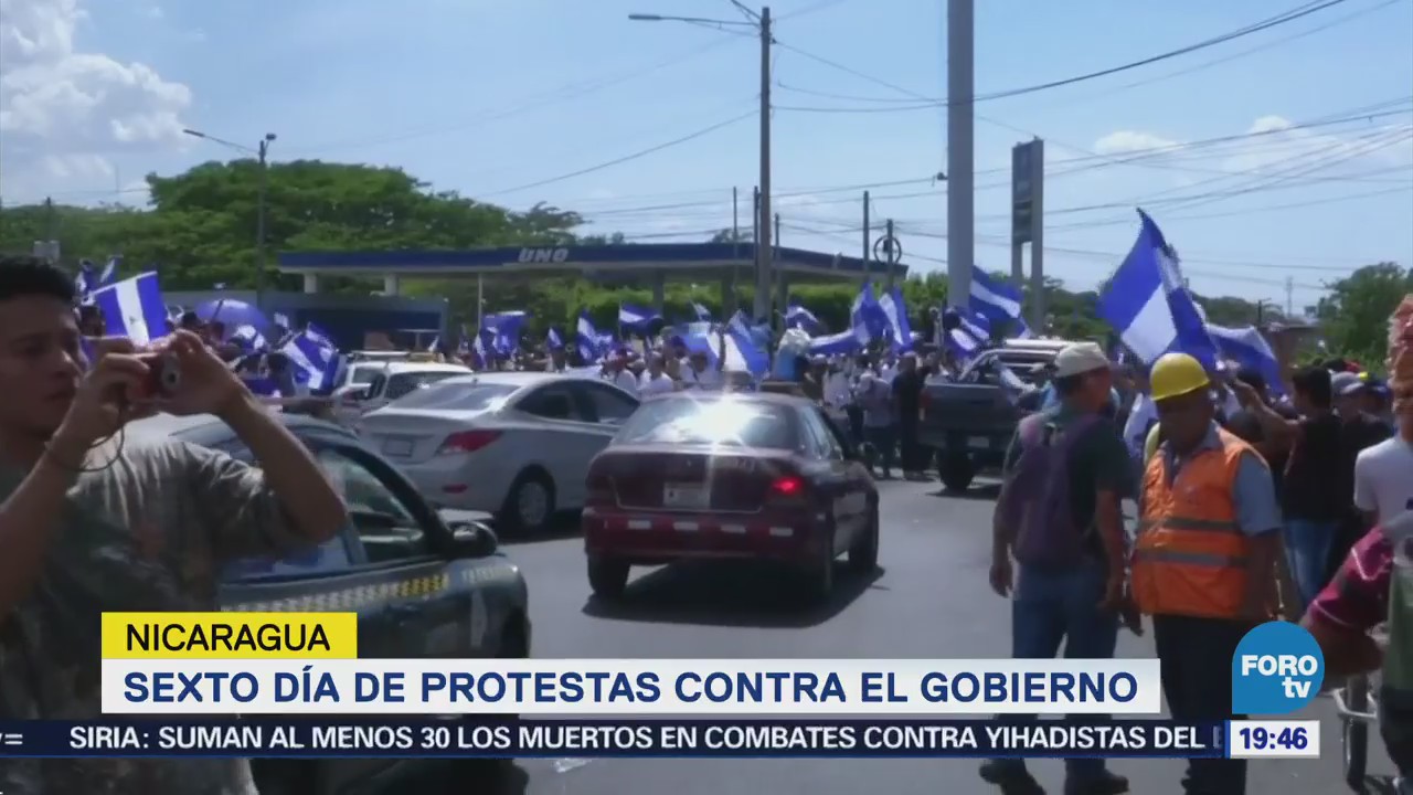 Jornada Protestas Nicaragua Daniel Ortega