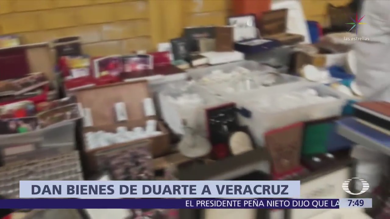 Juez de control entrega al gobierno de Veracruz bienes de Javier Duarte