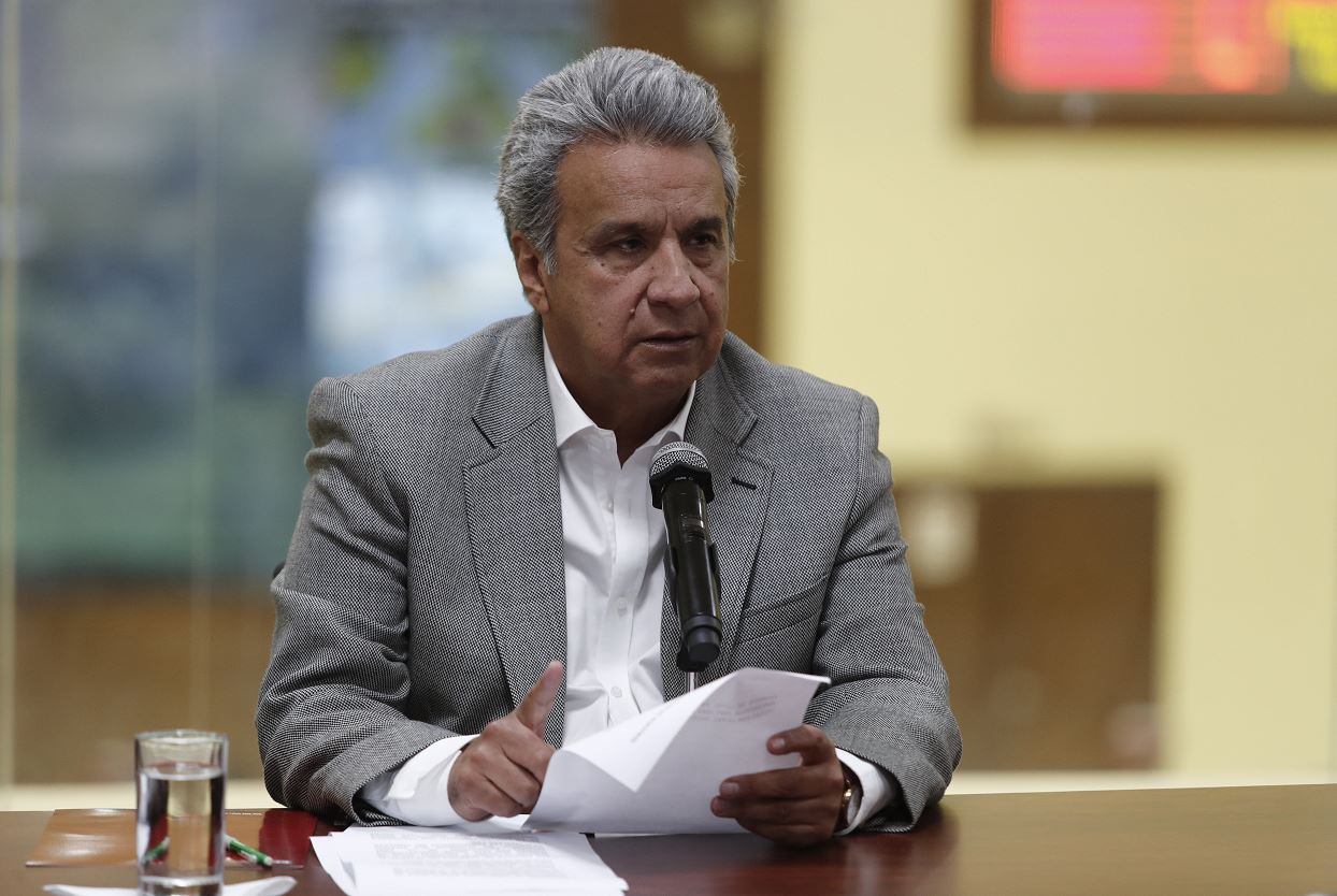 FOTO: Presidente de Ecuador se disculpa por "minimizar" violencia contra la mujer, el 01 de febrero de 2020