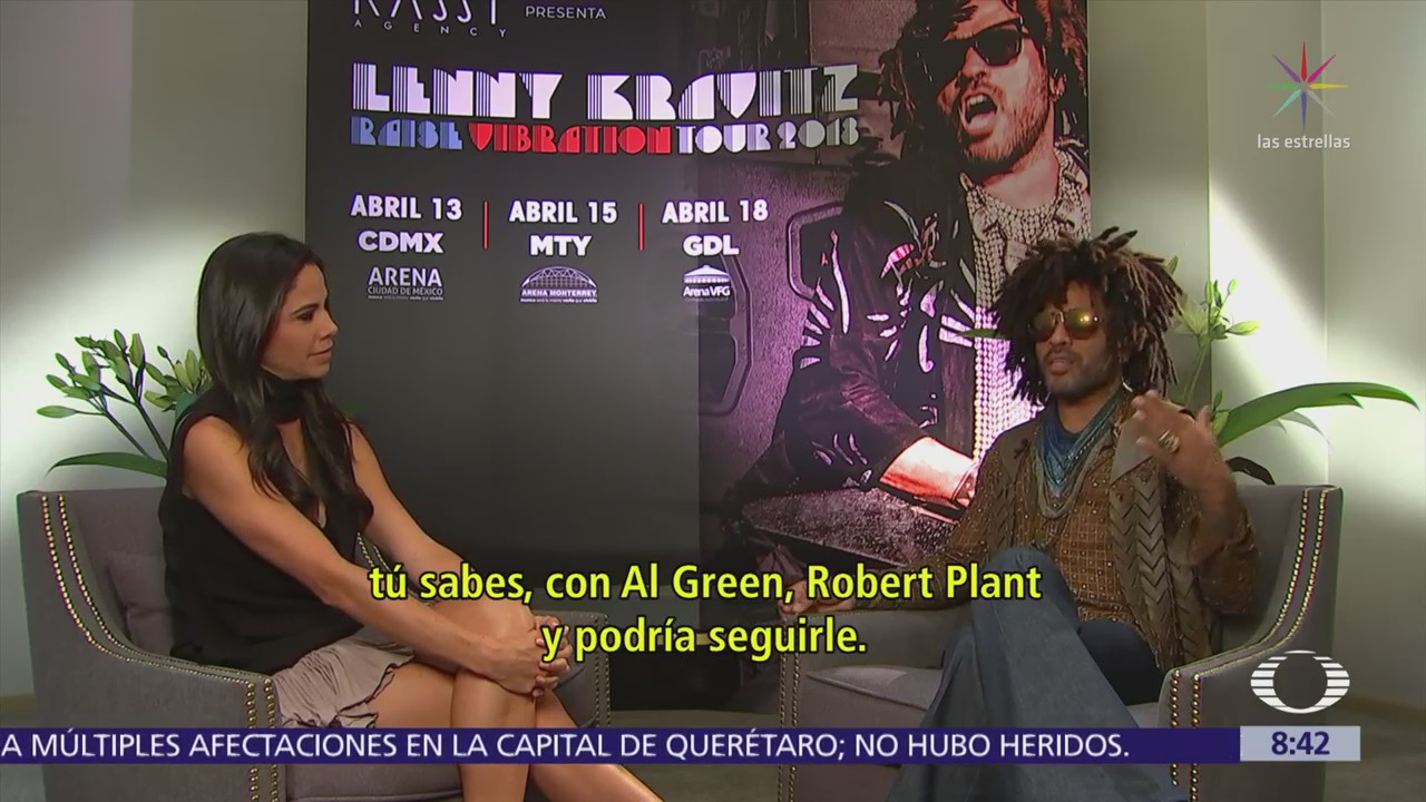Lenny Kravitz ‘creará vibraciones’ en México