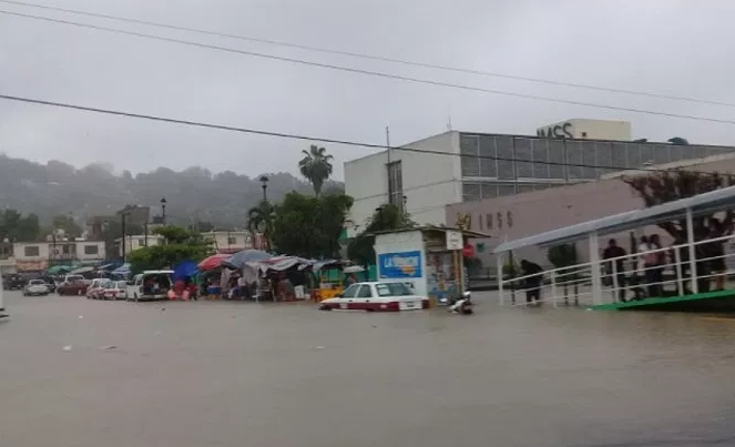 Intensas lluvias afectan el norte de Veracruz