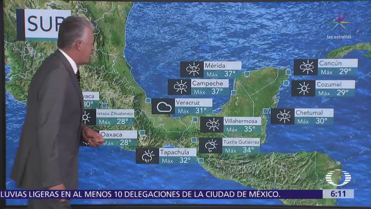 Lluvias y altas temperaturas predominarán en la mayor parte de México