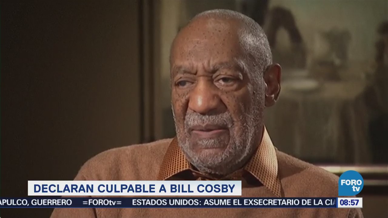 Declaran culpable al actor Bill Cosby