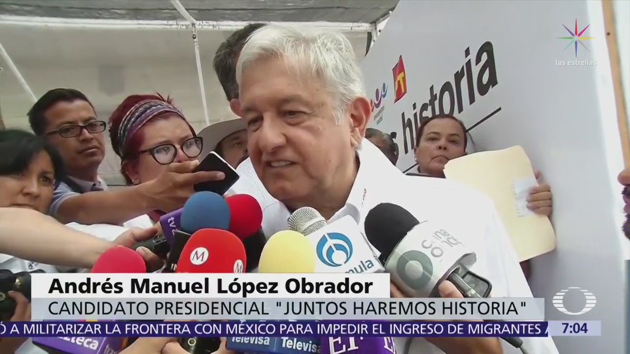 López Obrador anticipa manifestaciones si Trump militariza la frontera con México