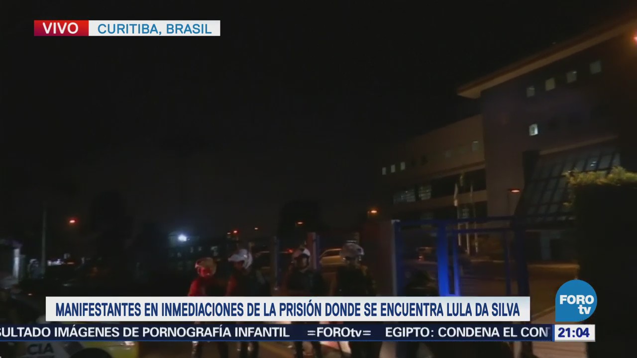 Lula da Silva pasará su primera noche en prisión en Curitiba