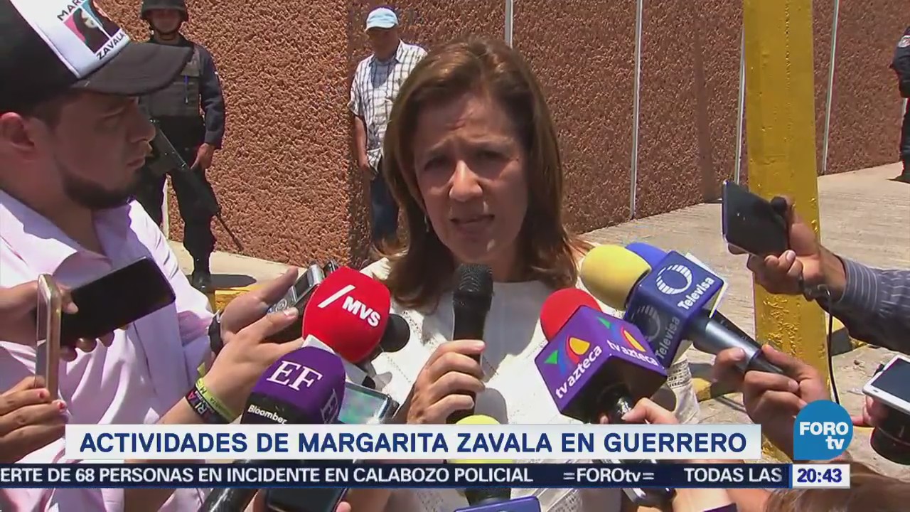 Margarita Zavala afirma que enfrentará la delincuencia