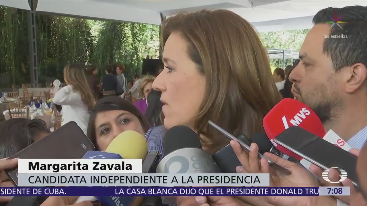 Margarita Zavala critica a Ricardo Anaya por llamado al voto útil