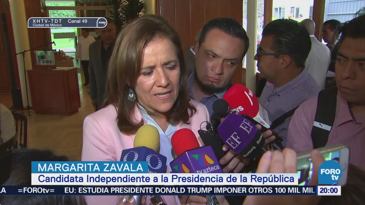 Margarita Zavala destaca unión de todos los candidatos