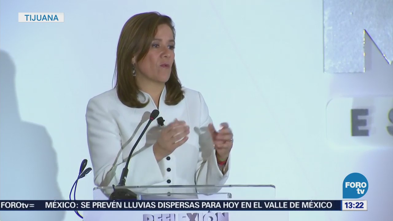 Margarita Zavala expone propuestas económicas en Tijuana