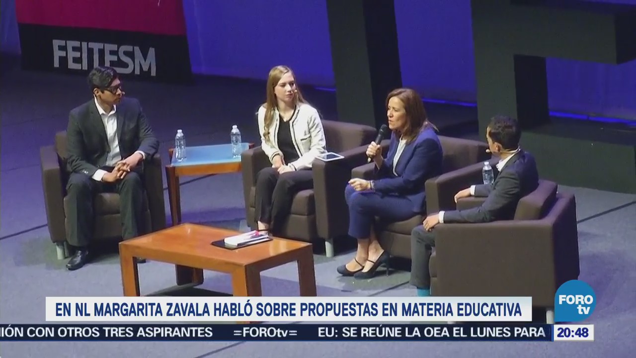 Margarita Zavala Habla Propuestas Materia Educativa