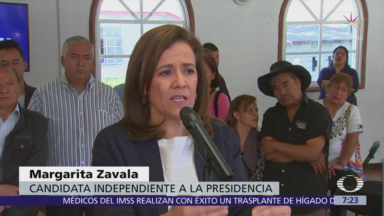 Margarita Zavala: Mi candidatura no está en riesgo