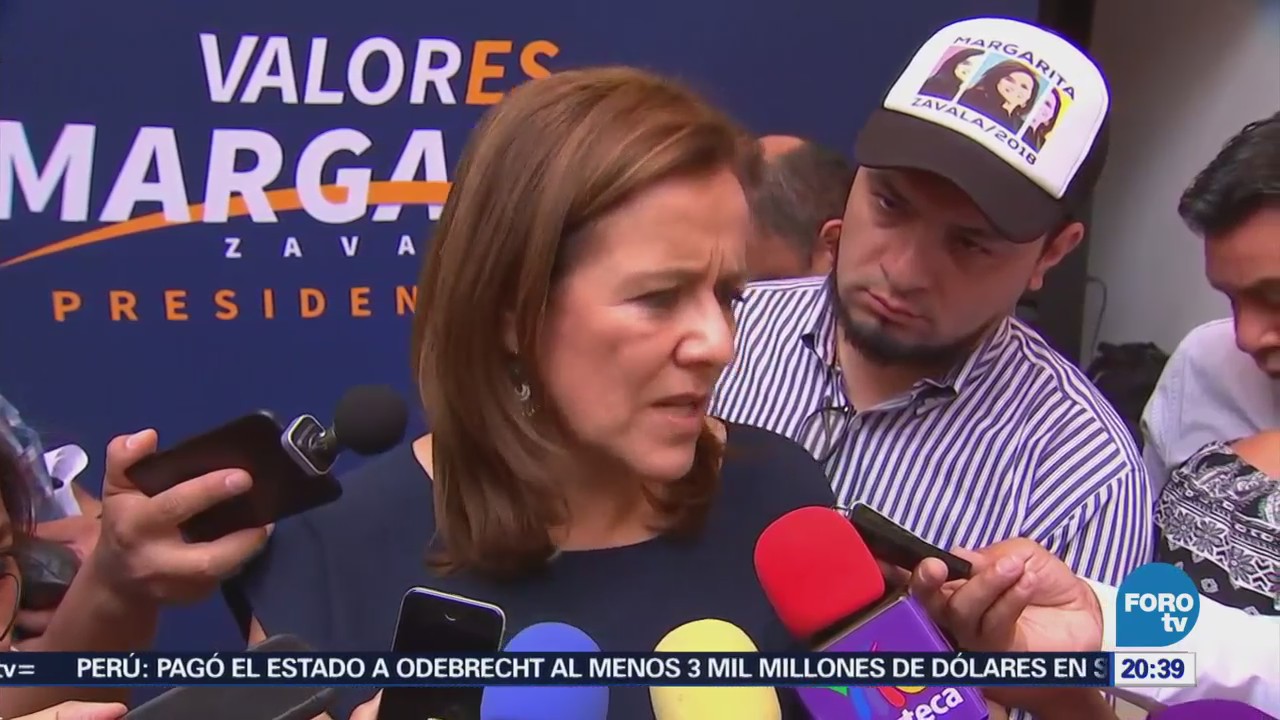 Margarita Zavala pide a Trump respetar a México