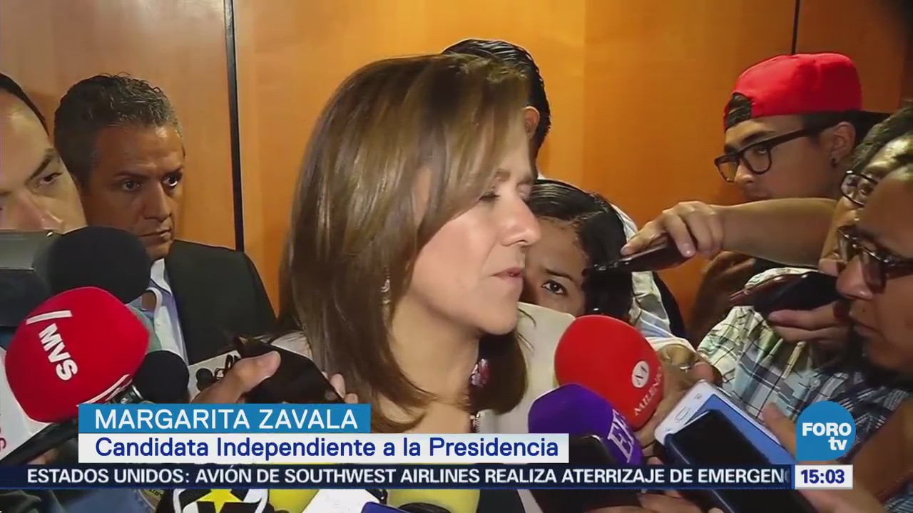 Margarita Zavala Evaluar Seguridad Candidatos