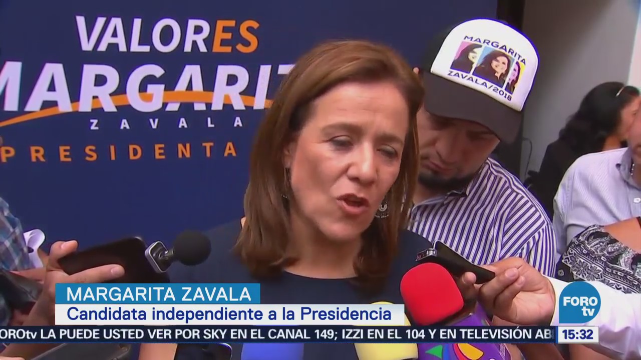 Margarita Zavala pide respeto para mexicanos
