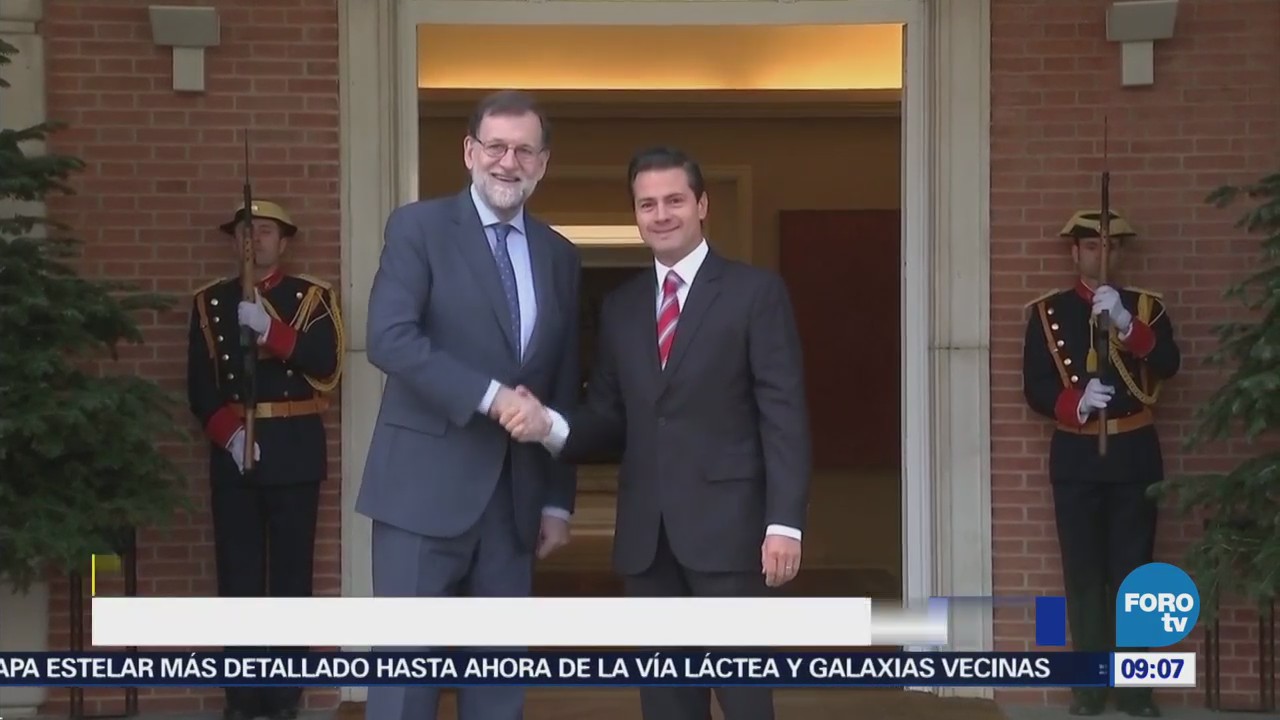Mariano Rajoy se reunió con el presidente Enrique Peña Nieto