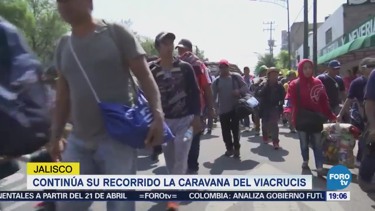 Caravana Migrantes Camino Salen Jalisco Viacrucis