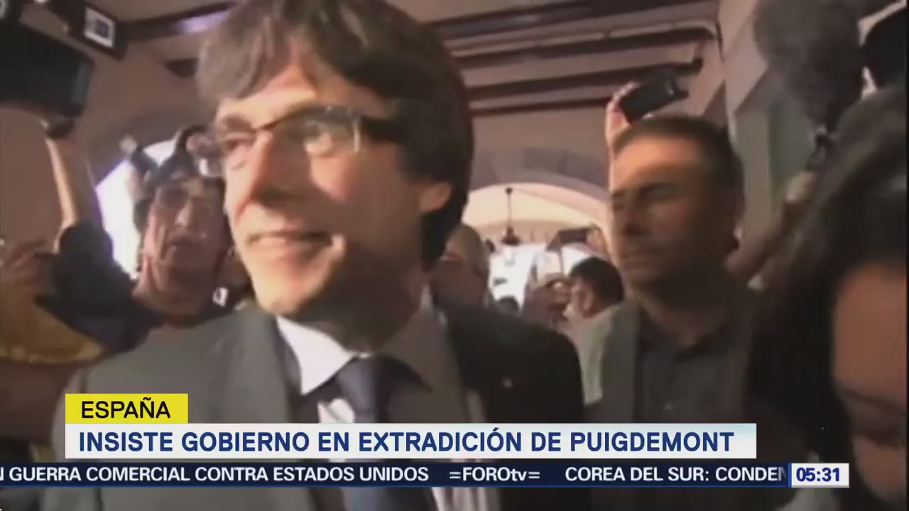Medios esperan que Carles Puigdemont salga de prisión tras pago de fianza