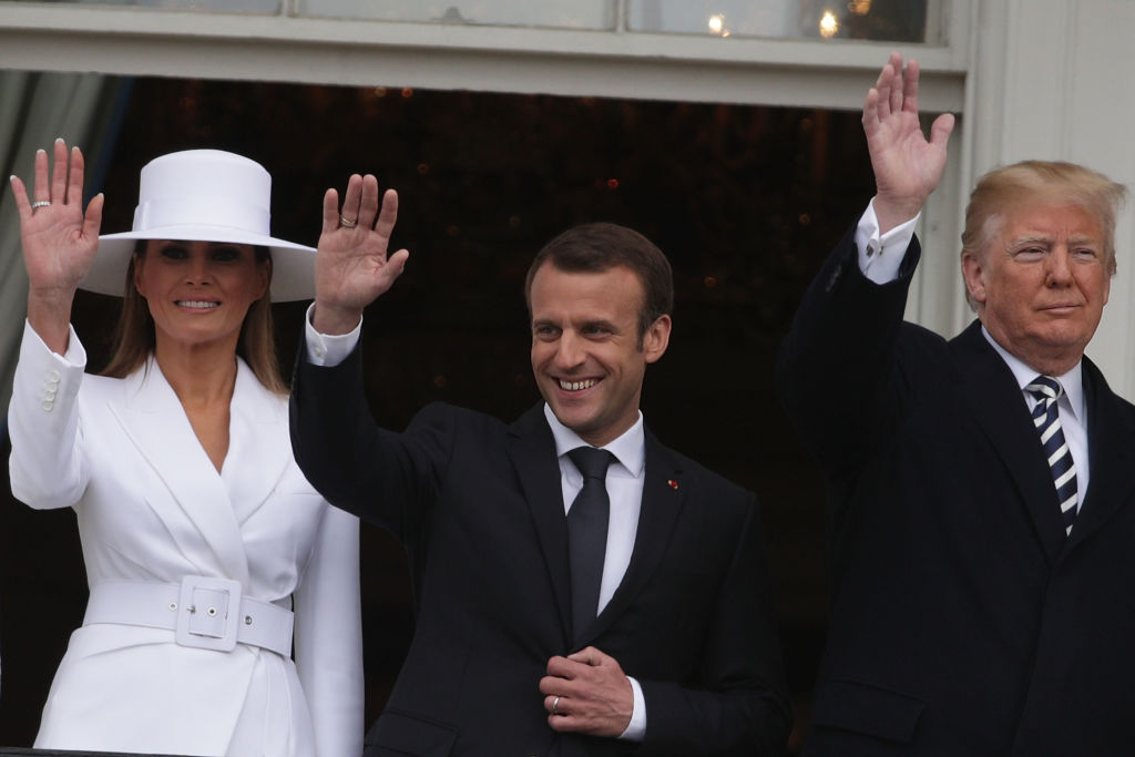 El vestido de Melania Trump en la cena de estado con Francia