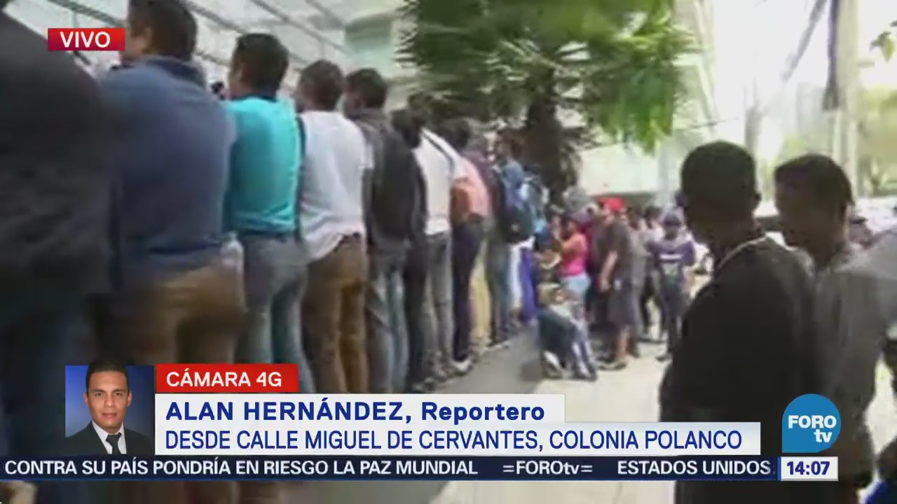 Miembros del Viacrucis Migrante realizan mitin frente a la ONU en México