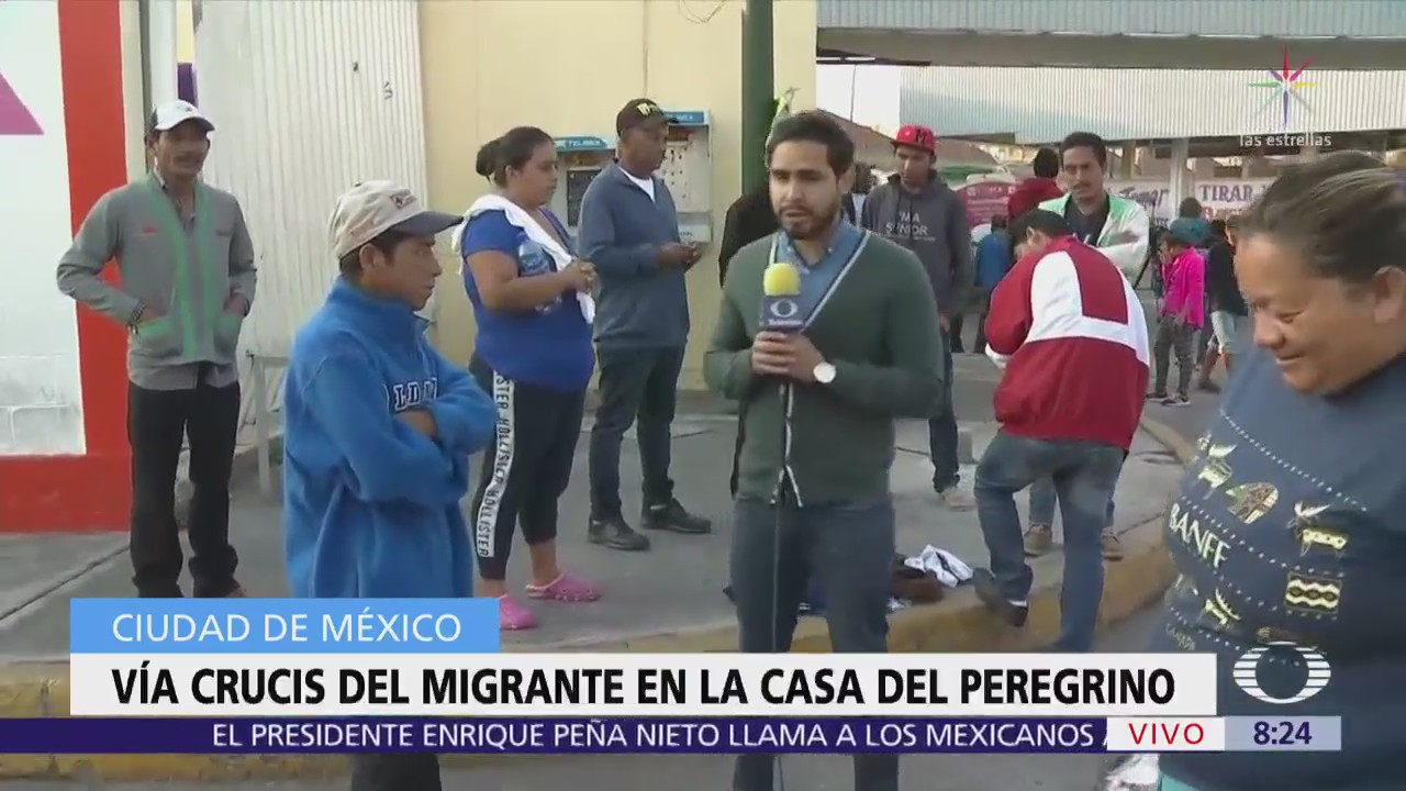 Migrantes centroamericanos piden ayuda en la CDMX