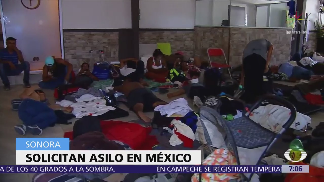 Migrantes centroamericanos quedan varados en Sonora
