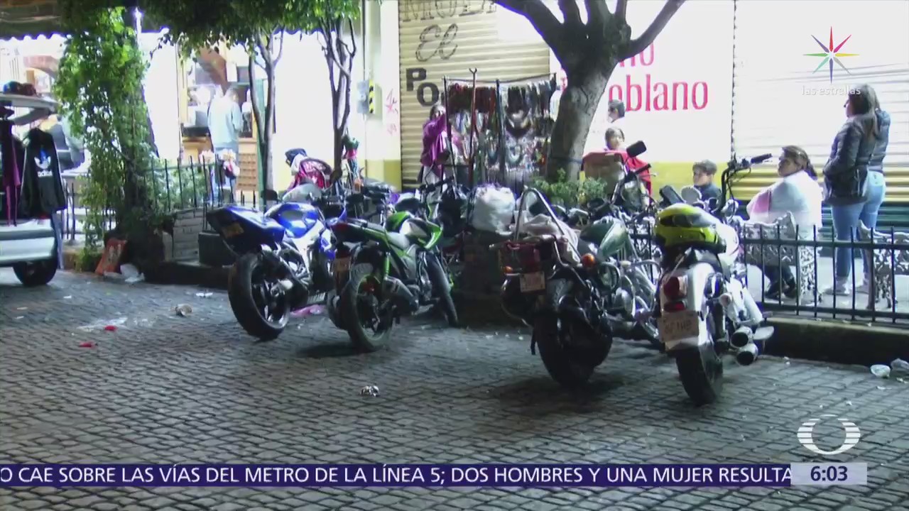 Motociclistas agreden a policías en Coyoacán, CDMX