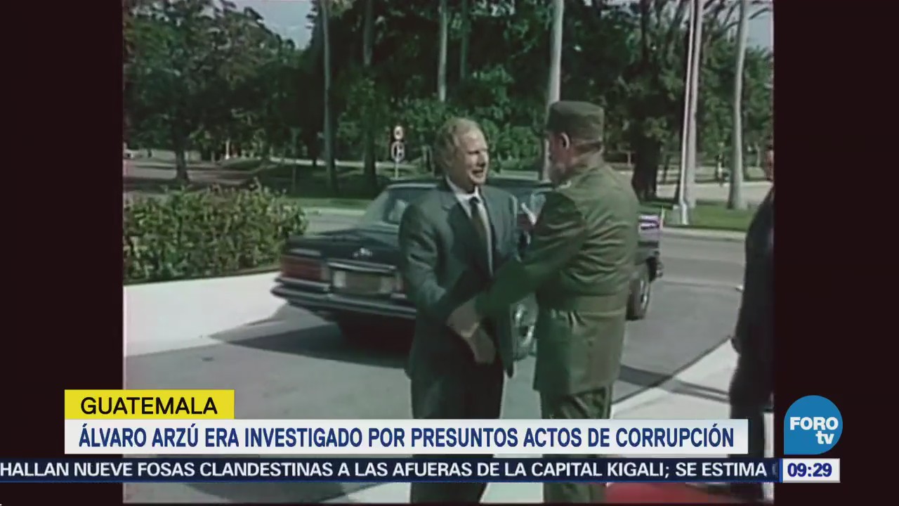 Muere Expresidente Giatemalteco Álvaro Arzú