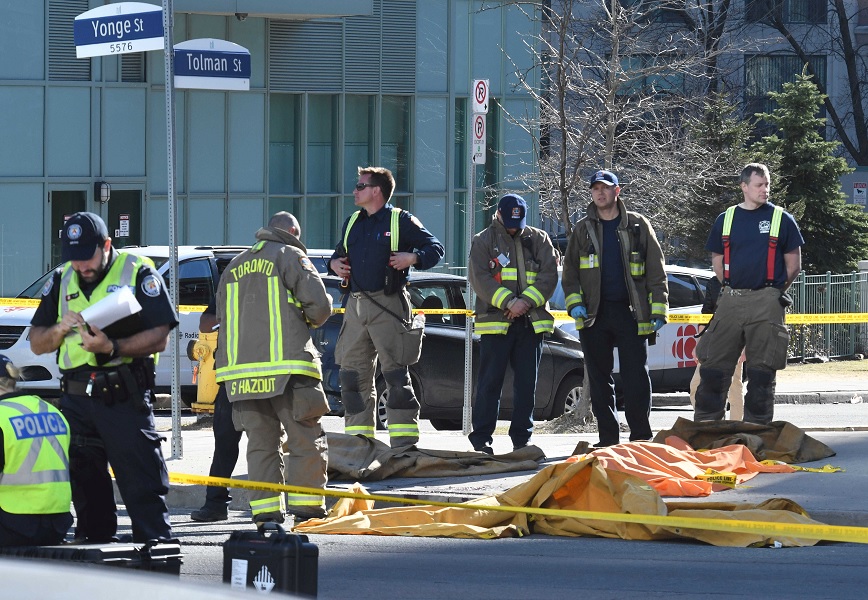 Identifican autor atropellamiento Toronto suman 10 muertos