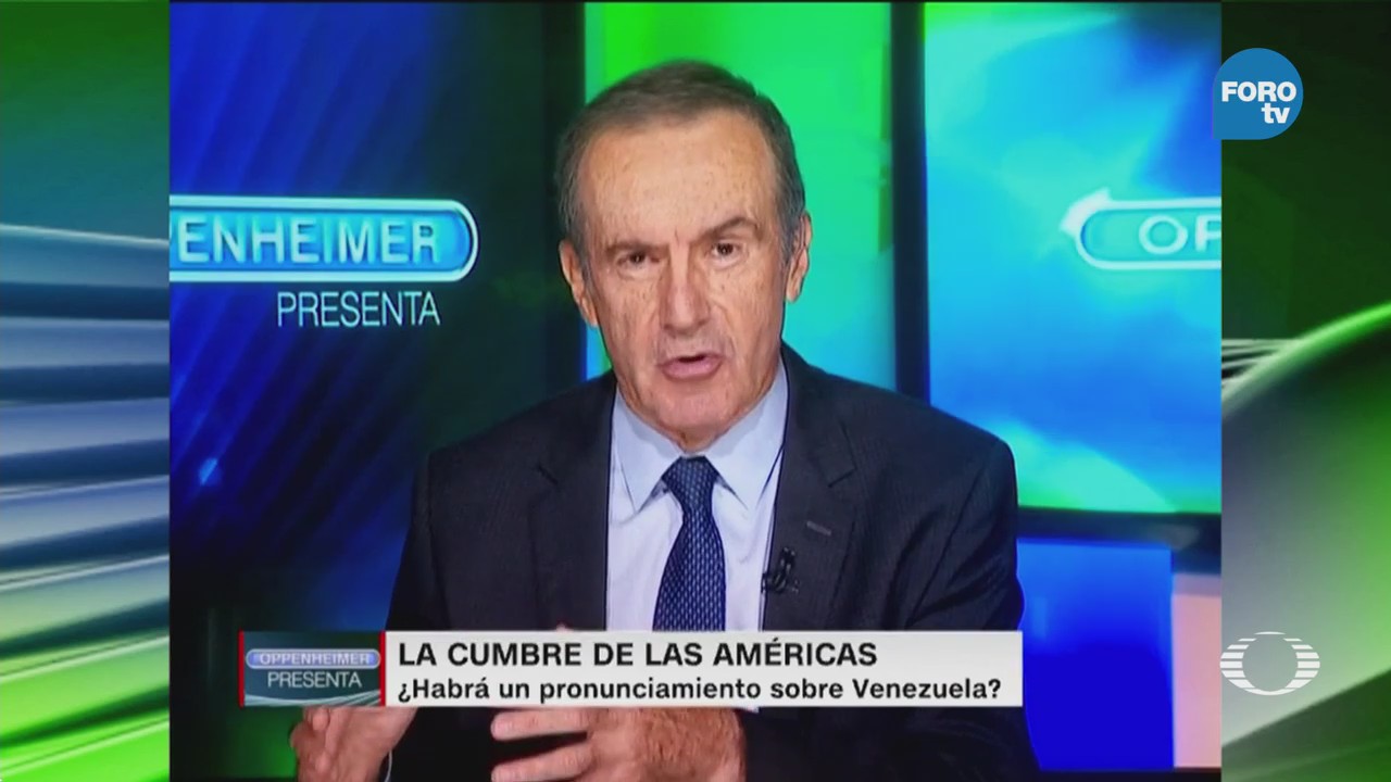 Andres Oppenheimer Presenta Cumbre Américas Lima Perú