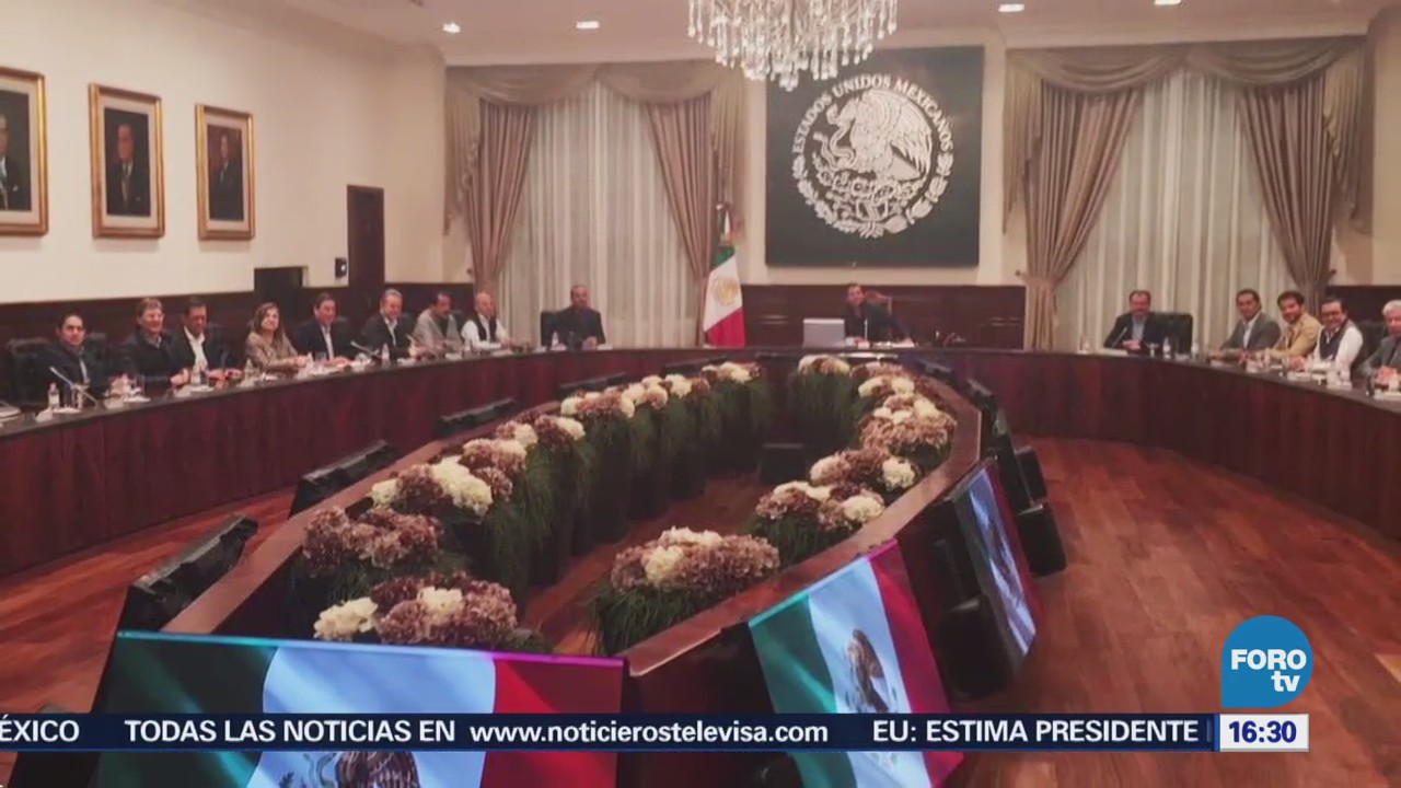 Peña Nieto Analiza Gabinete Mecanismos Cooperación Estados Unidos