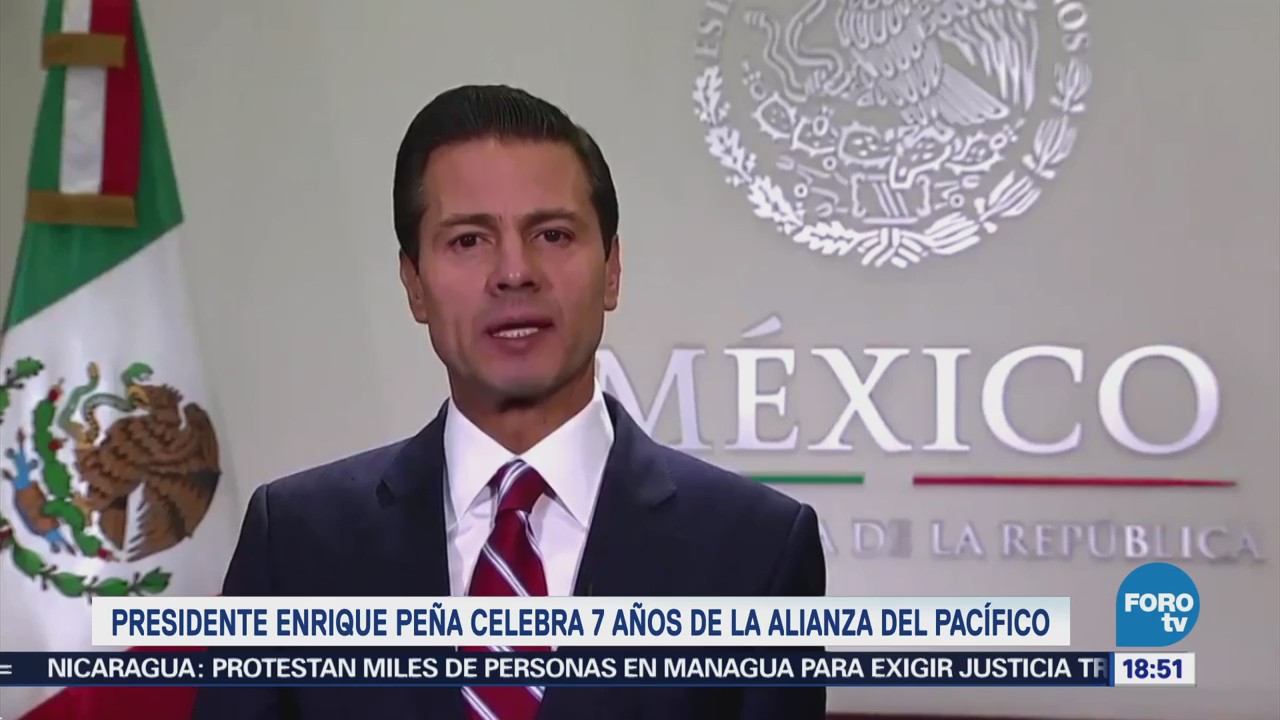 Peña Nieto Celebra Alianza Del Pacífico