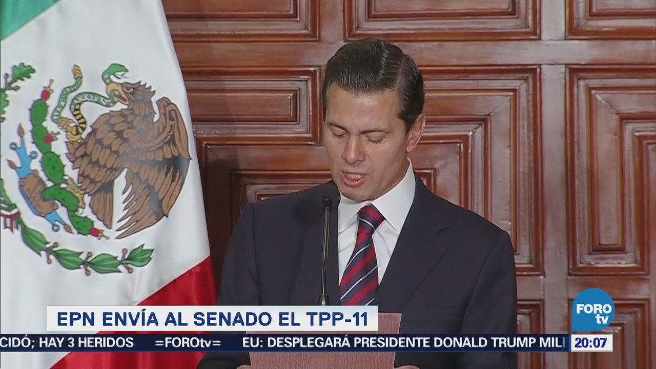 Peña Nieto envía al Senado el TPP-11
