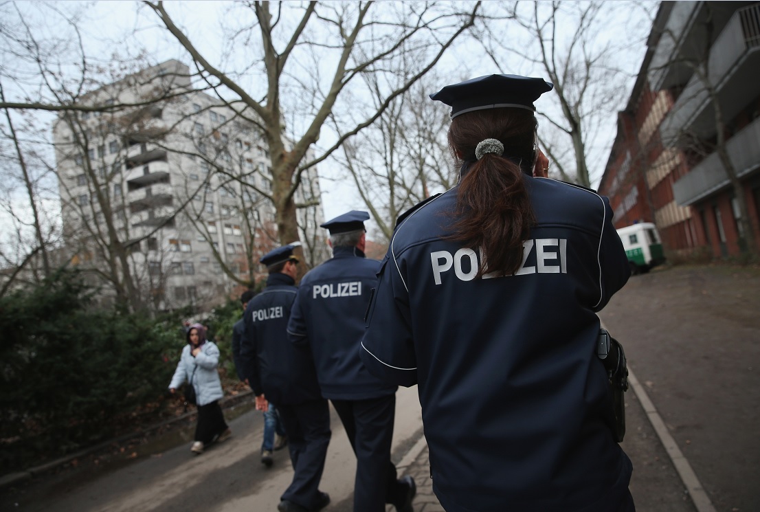 Elementos de la Policía de Berlín, Alemania (Getty Images)