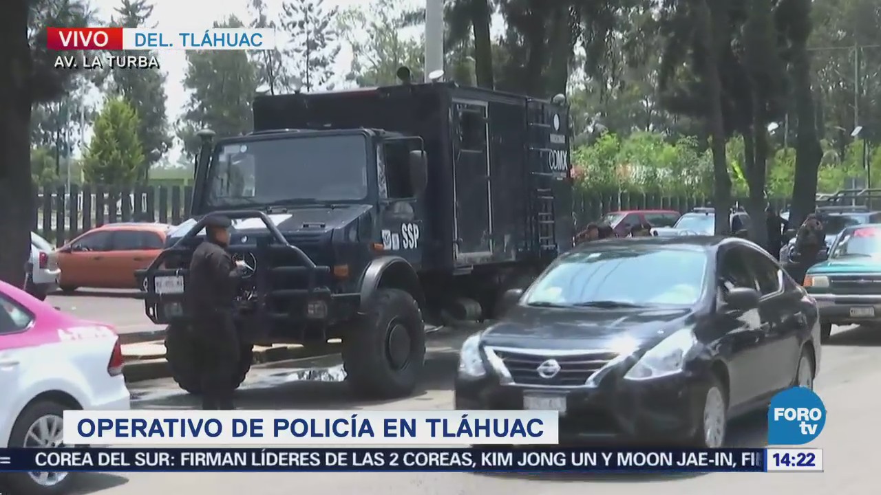 Policías Capitalinos Realizan Operativo Avenida Turba, Tláhuac
