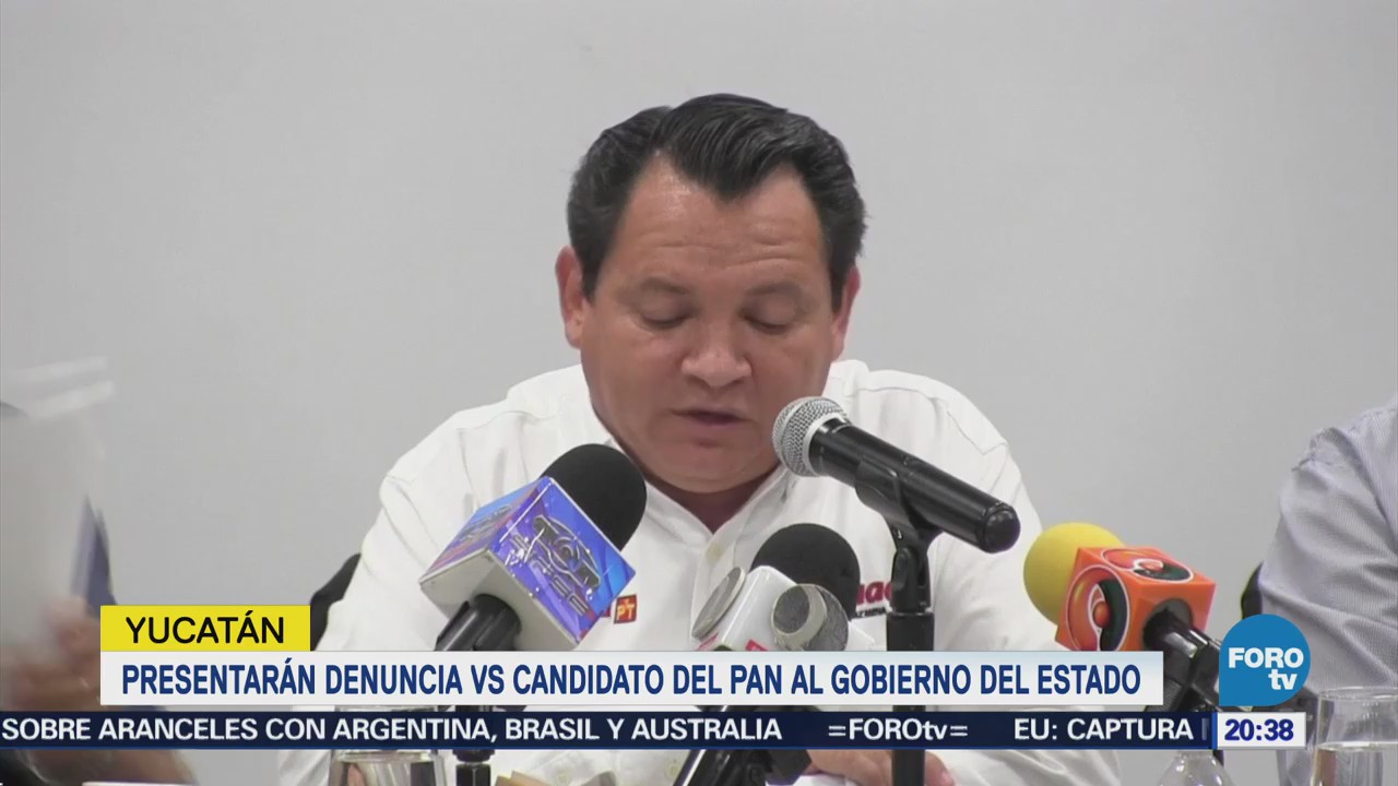 Presentarán denuncia contra candidato del PAN al Gobierno de Yucatán