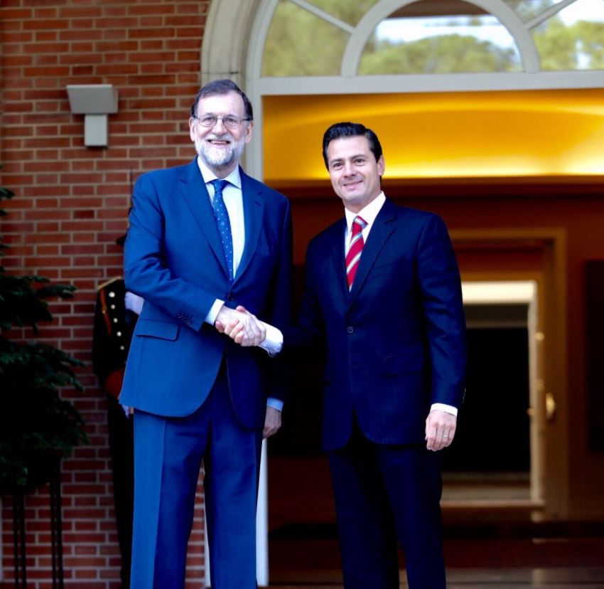 Rajoy ratifica a Peña Nieto el papel de España como socio leal de México