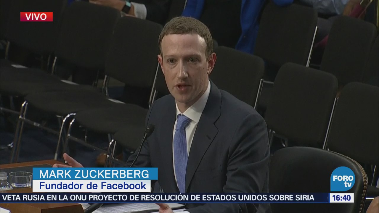 Zuckerberg Comparece Senado Filtración Datos