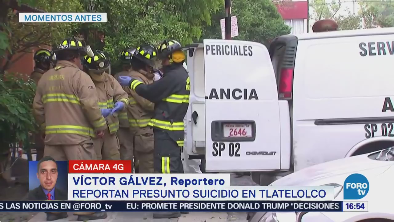 Reportan Presunto Suicidio Tlatelolco, Cdmx