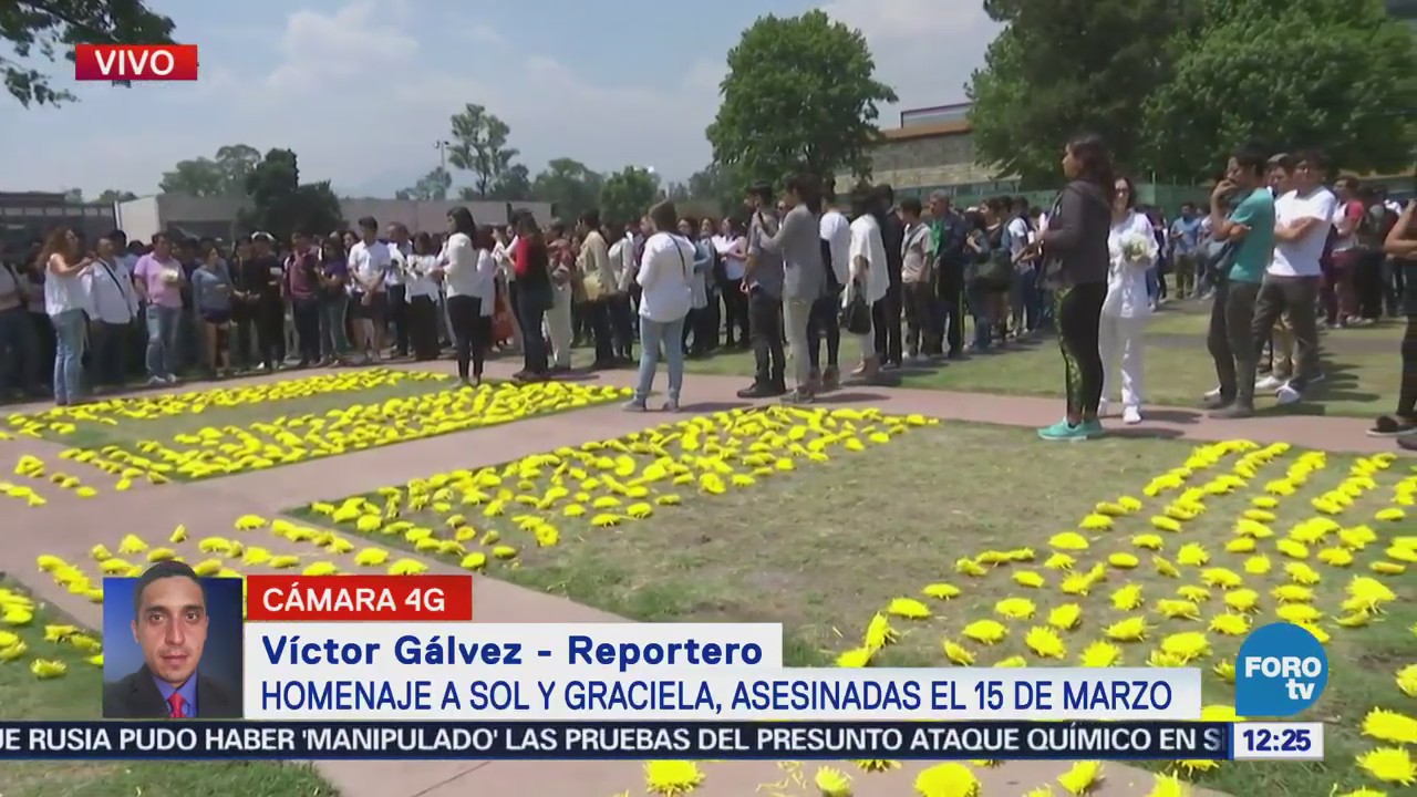 Realizan en la UNAM homenaje a catedrática y a su hija asesinadas