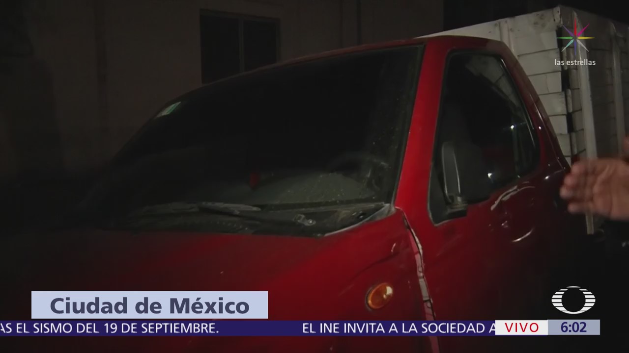 Recuperan camioneta robada en la delegación Magdalena Contreras, CDMX