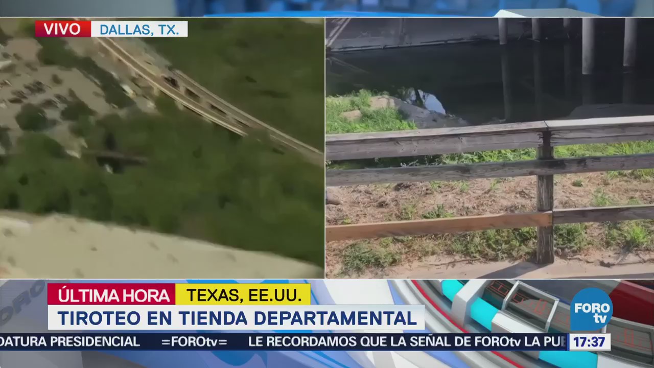 Reportan Tiroteo Tienda Departamental Texas