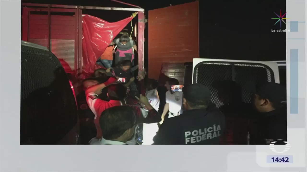 Rescatan a 191 migrantes en Hidalgo y Veracruz