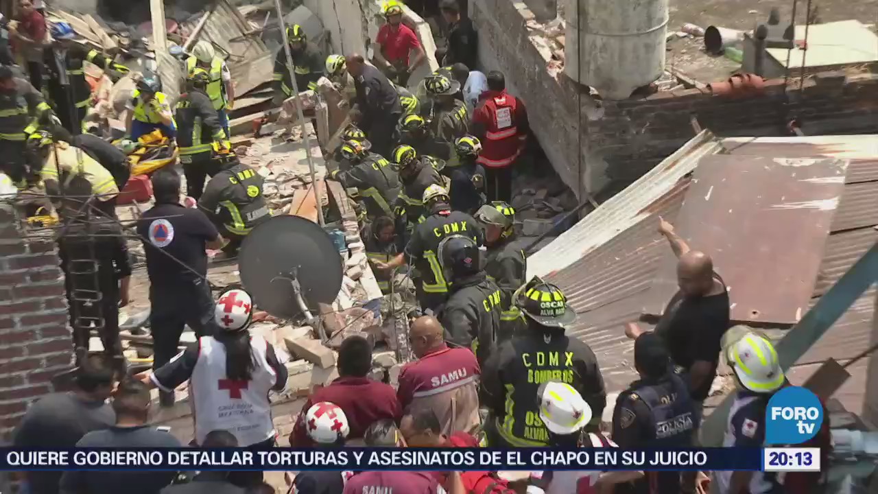 Noticias, Televisa News, Rescatan, cuatro personas, explosión, Iztacalco